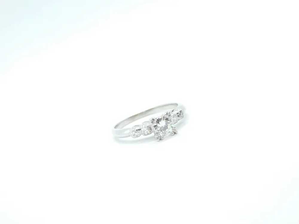 Vintage 1930-40's 0.64 ctw Diamond Engagement Rin… - image 2