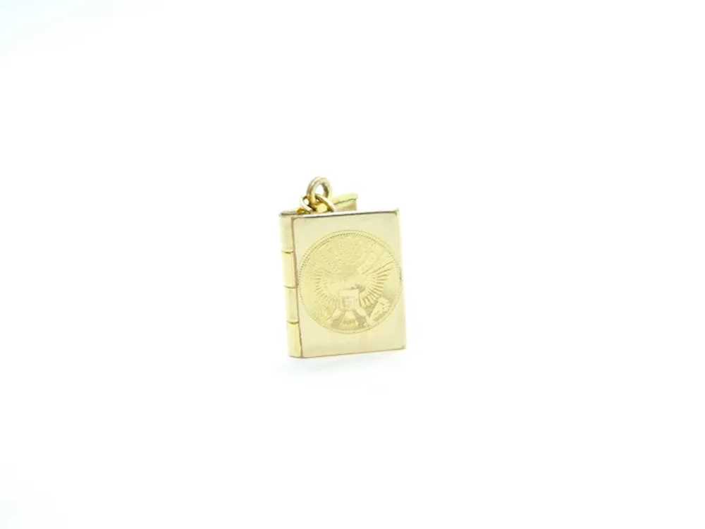 Antique United States Army Engraved Logo Locket C… - image 2