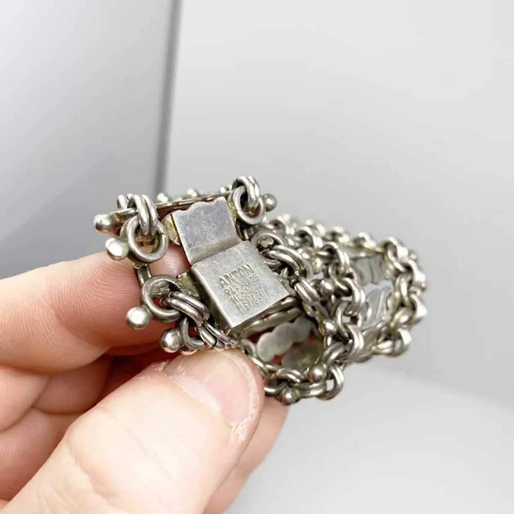 193 Vintage sterling Jose Anton bracelet and earr… - image 8