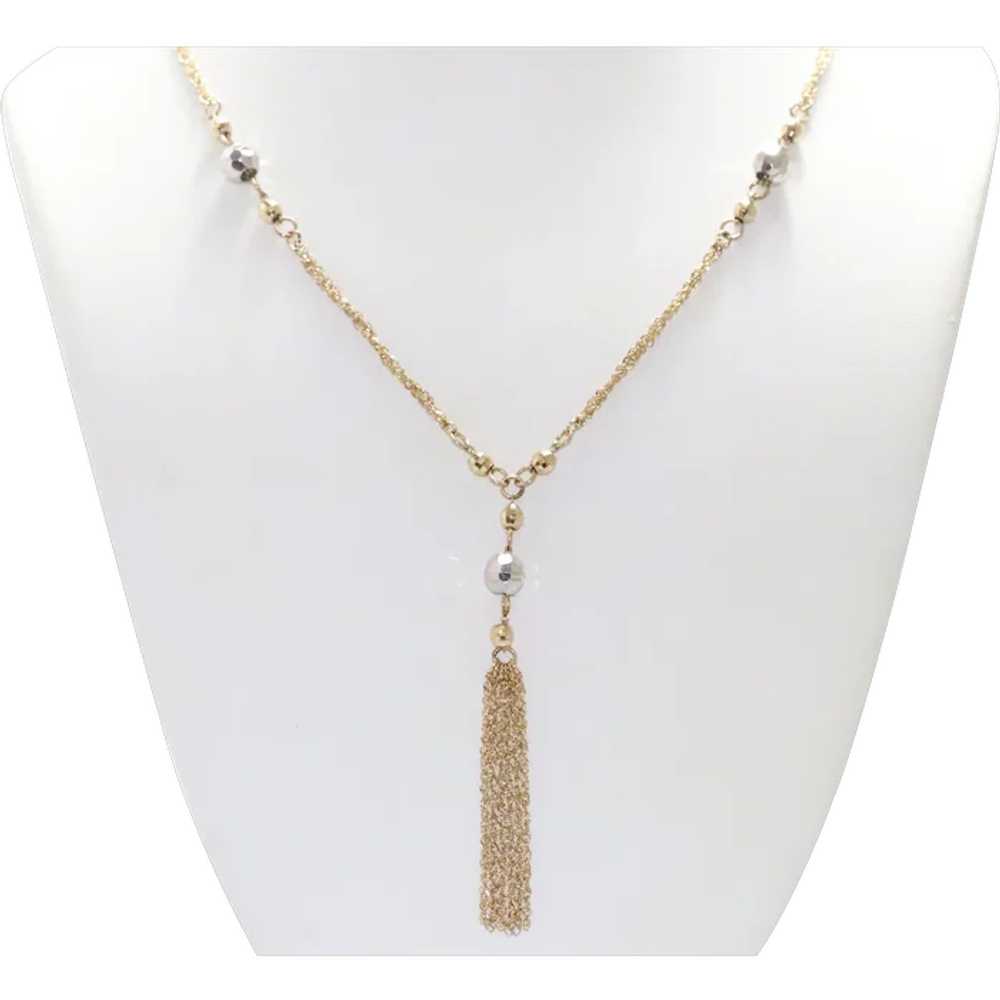 Vintage 10 KT Gold Necklace - image 1