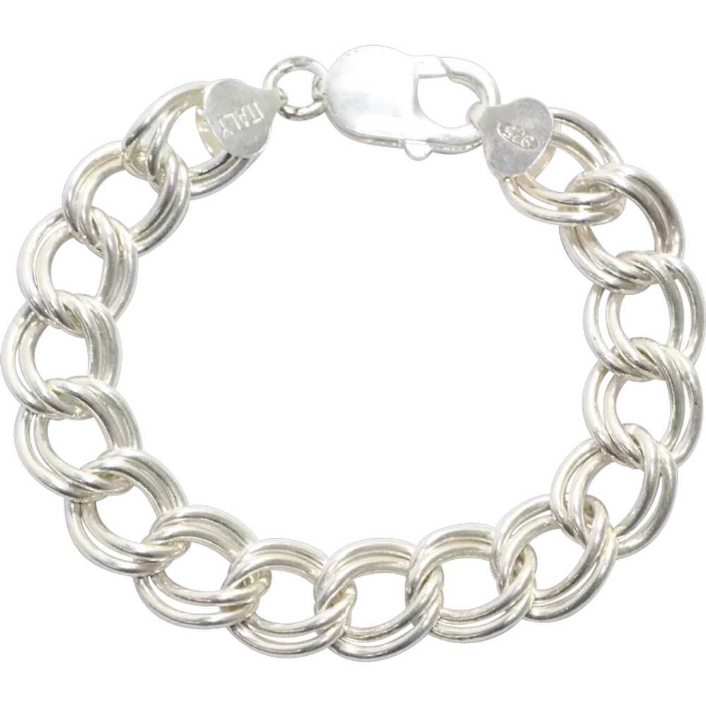 Sterling Silver Charm Bracelet - image 1