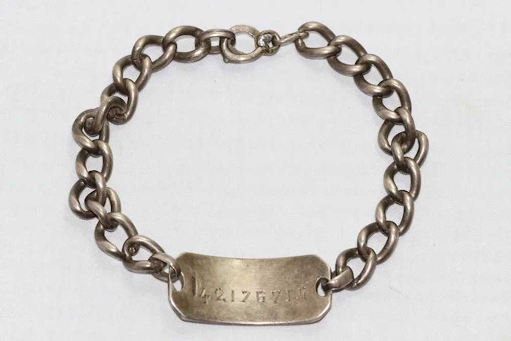 Vintage Sterling Silver I.D. Bracelet - image 3