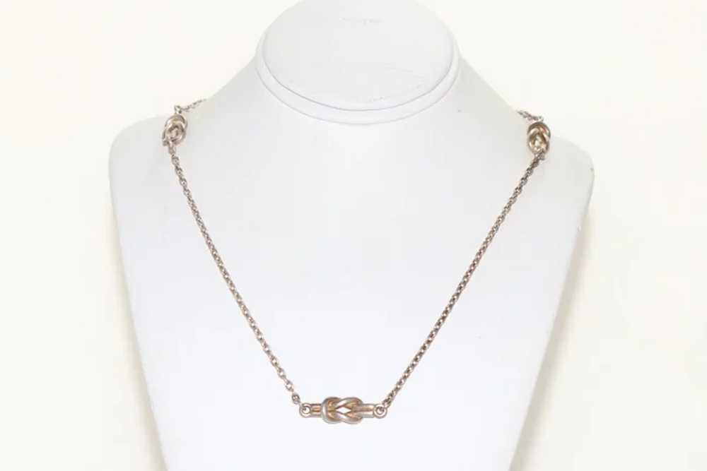 Vintage Sterling Silver Chain - image 2