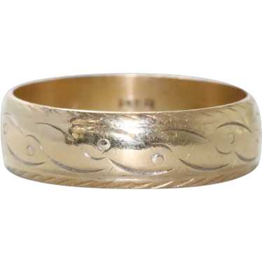 Vintage 14 KT Yellow Gold Ring - image 1