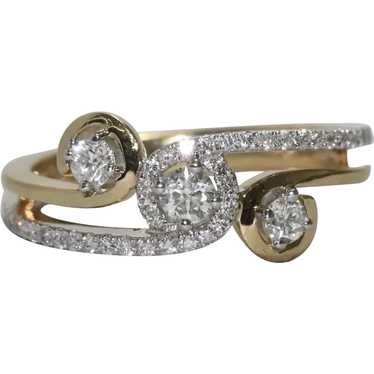 18 KT Gold .60 CT Diamond Ring