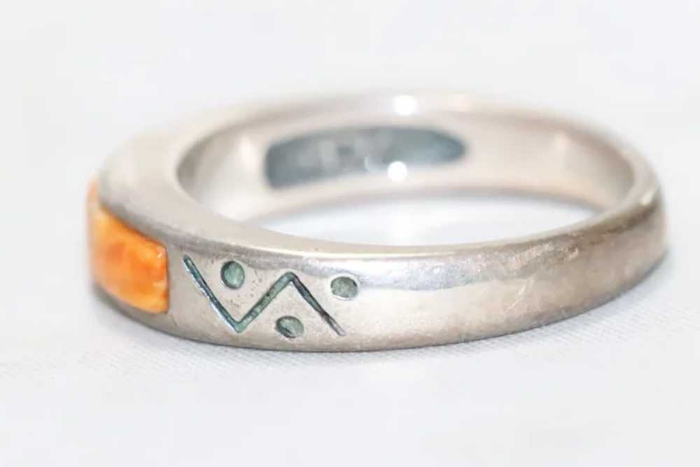 Sterling Silver Carnelian Ring - image 2