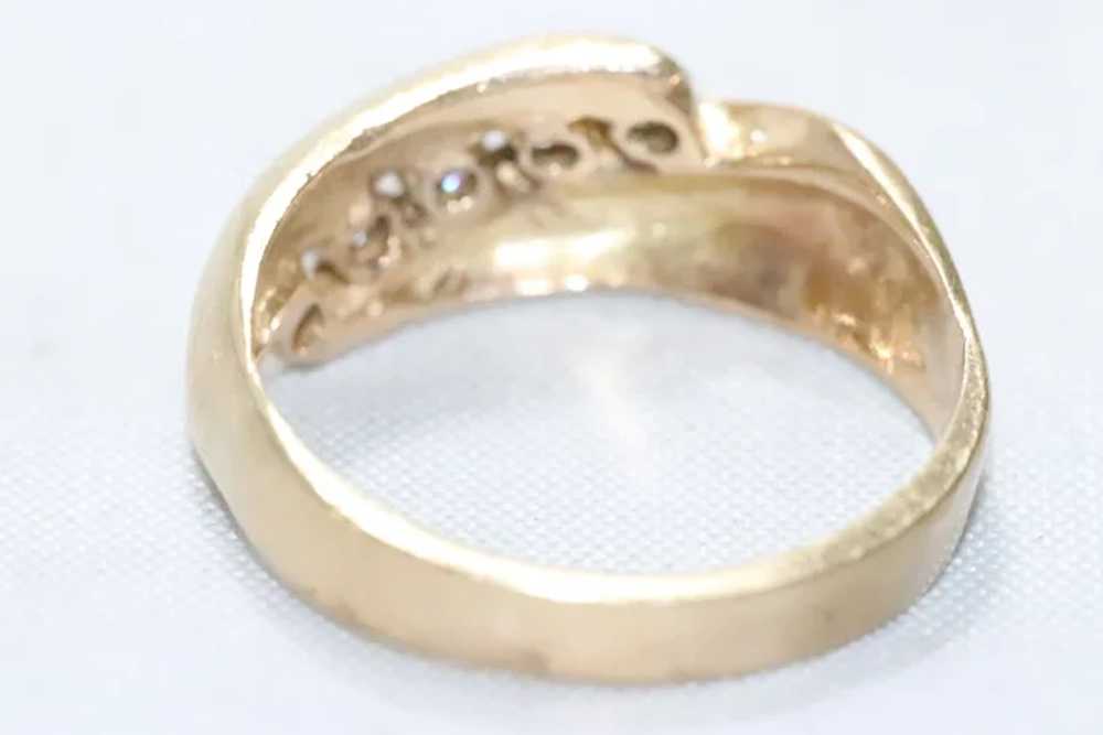 14KT Yellow Gold .20CT Diamond Ring - image 3