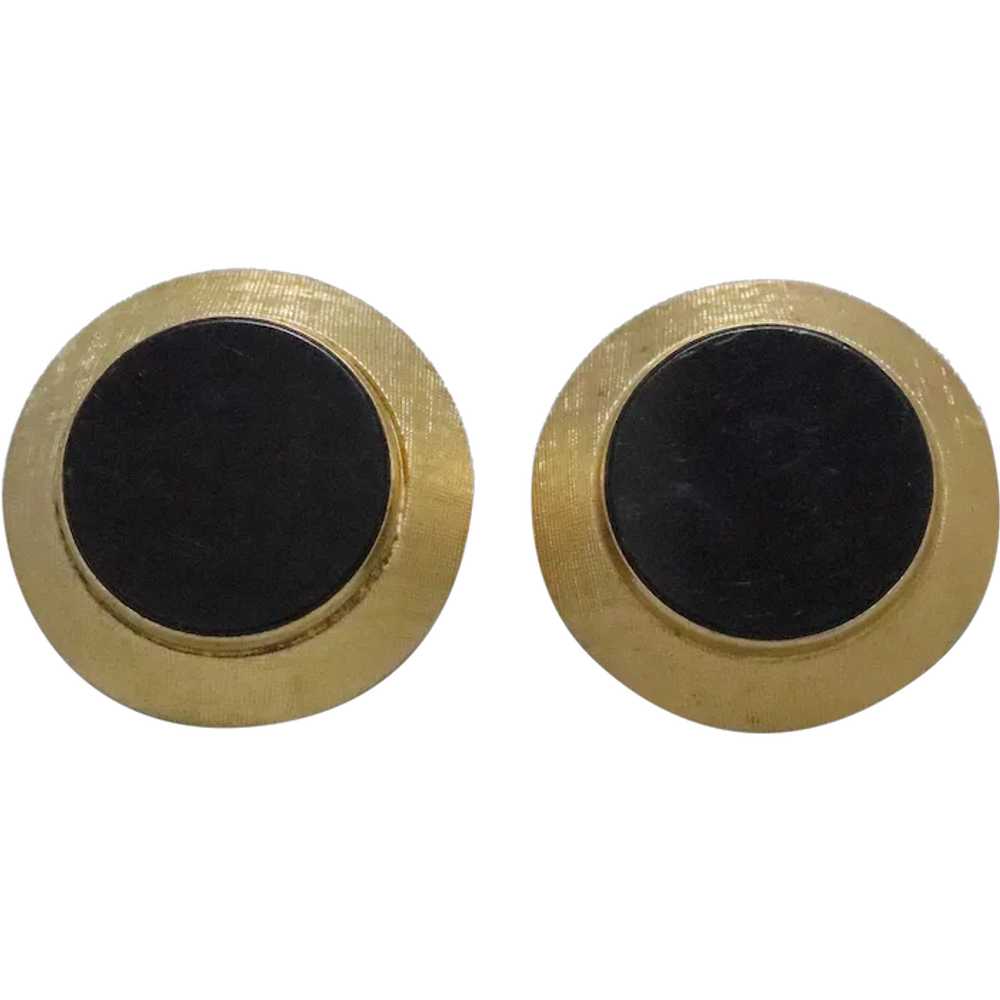 Vintage Swank Circular Cufflinks - image 1