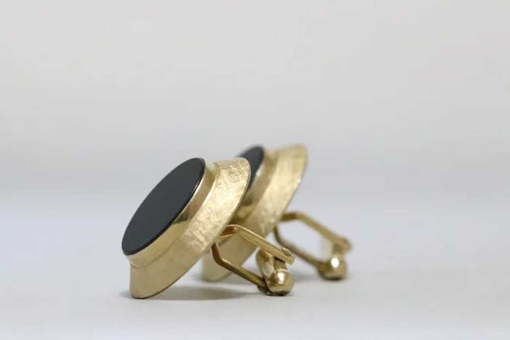 Vintage Swank Circular Cufflinks - image 2