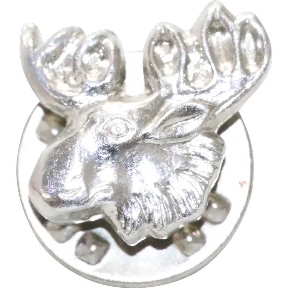 Vintage Costume Moose Pin - image 1