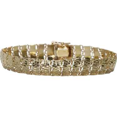 14 KT Yellow Gold Bracelet - image 1