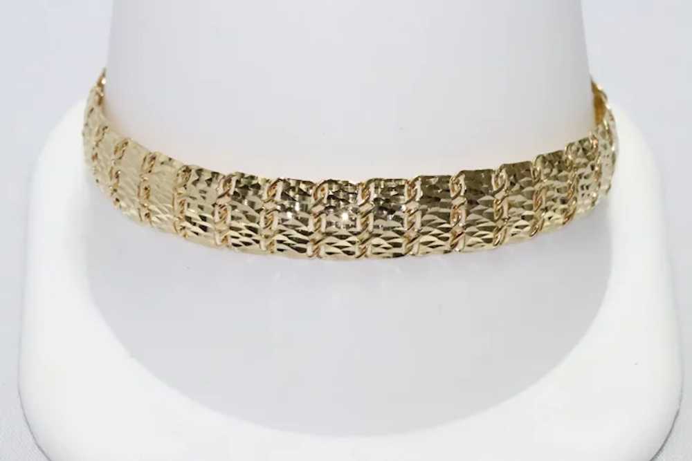 14 KT Yellow Gold Bracelet - image 2