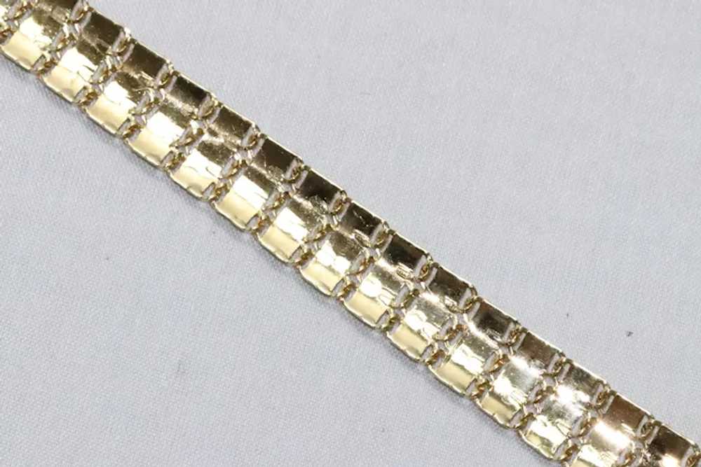 14 KT Yellow Gold Bracelet - image 5