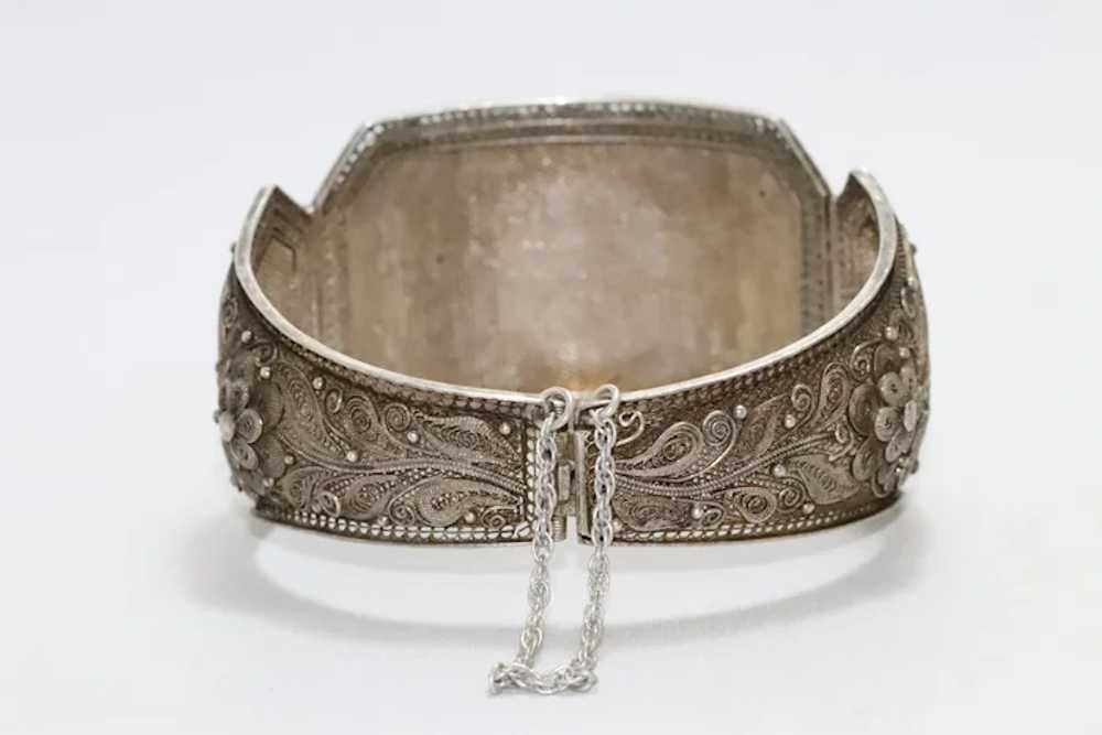 Sterling Silver Art Deco Ancient Oriental Chinese… - image 3