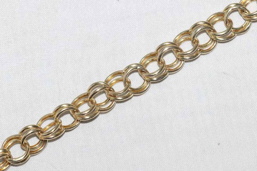 14KT Yellow Gold Charm Bracelet - image 2