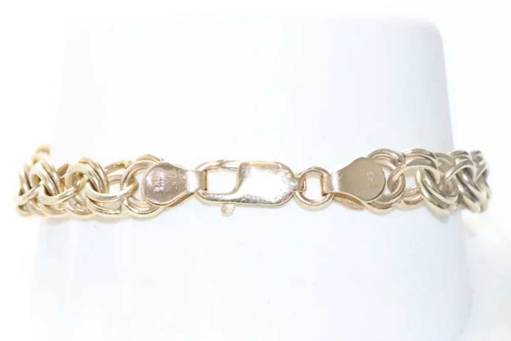 Vintage 14KT Yellow Gold Charm Bracelet - image 4