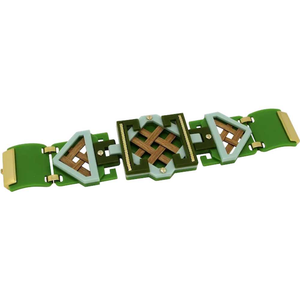 Gissa Bicalho Handmade Acrylic Bracelet - image 1