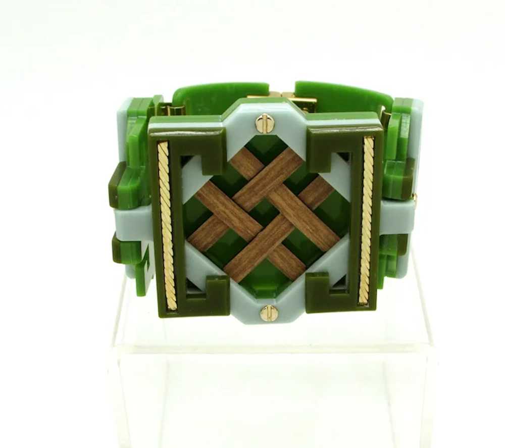 Gissa Bicalho Handmade Acrylic Bracelet - image 2