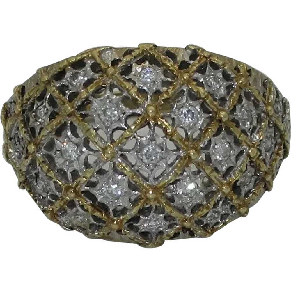 Mario Buccellati Bombe Ring with Diamonds - image 1