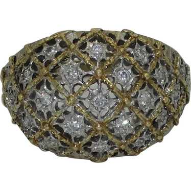 Mario Buccellati Bombe Ring with Diamonds - image 1