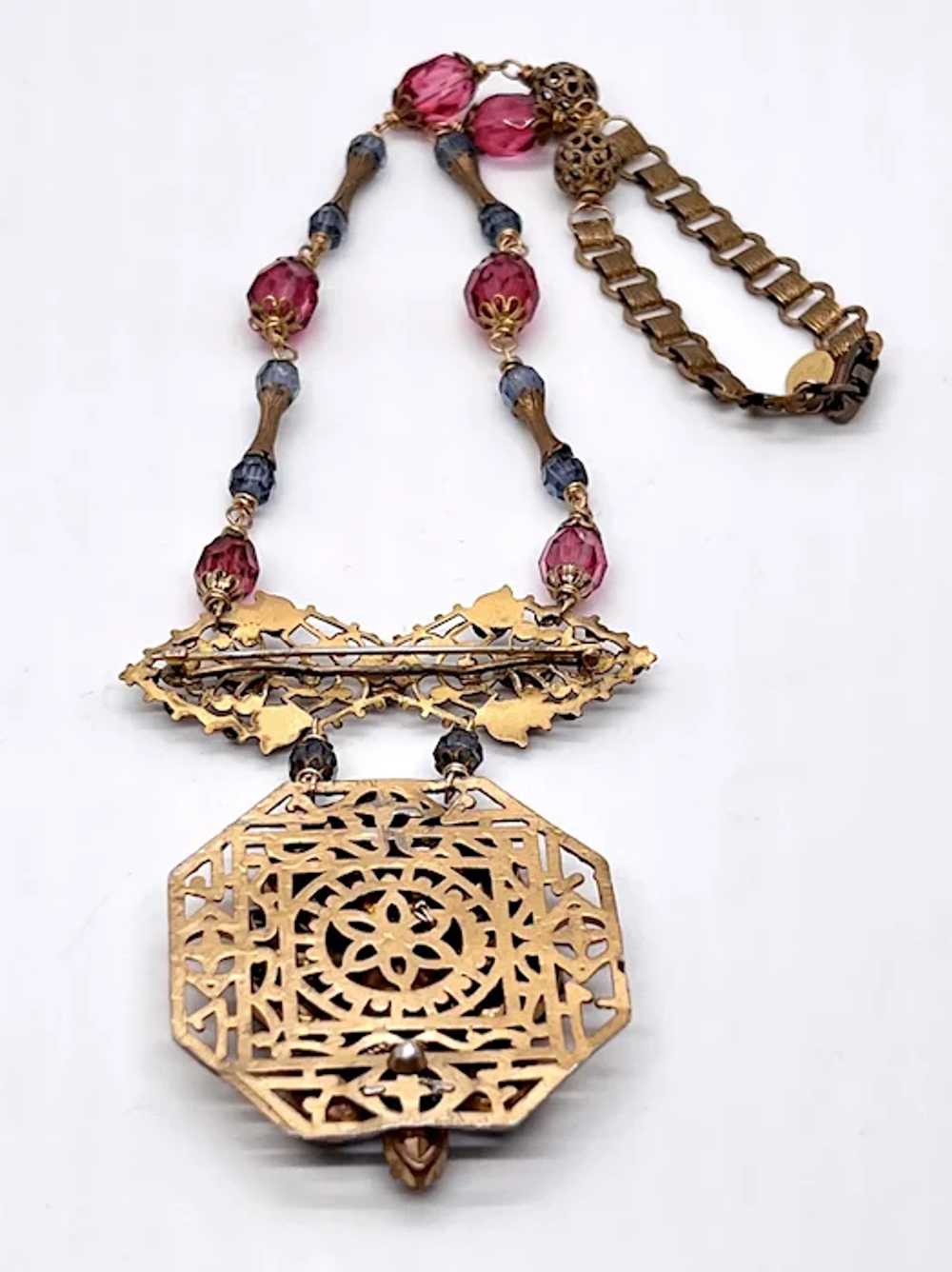 CZECH Assemblage Necklace - image 5