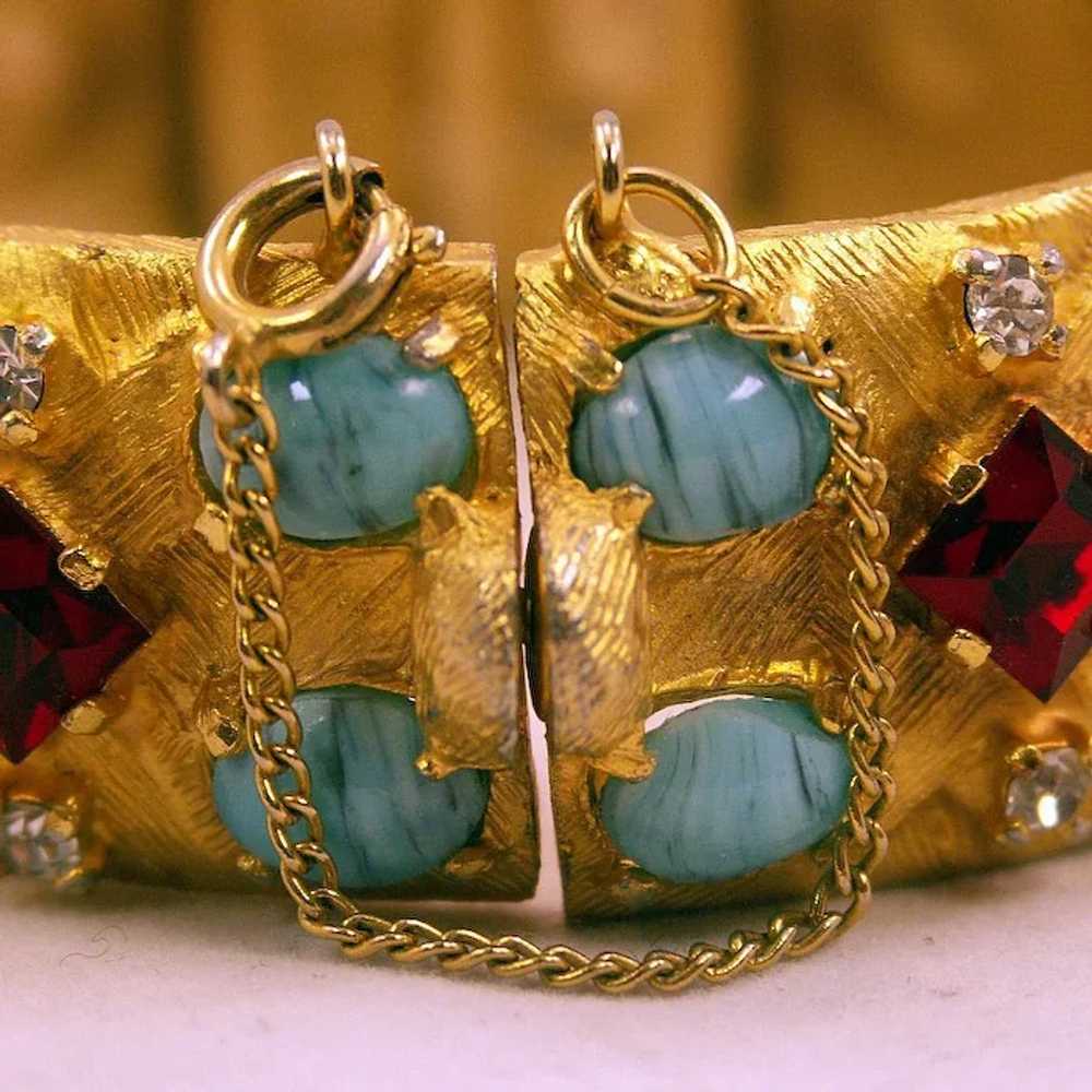 Glorious Hattie Carnegie Thermoplastic Rhinestone… - image 3