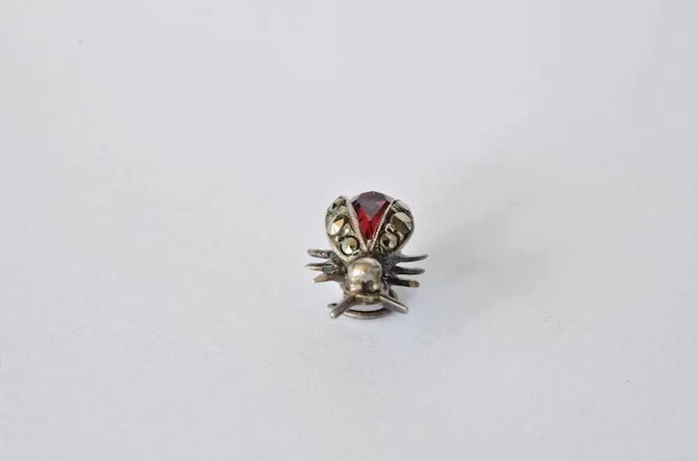 A vintage bumble bee lapel pin in silver ( 800 ) … - image 2