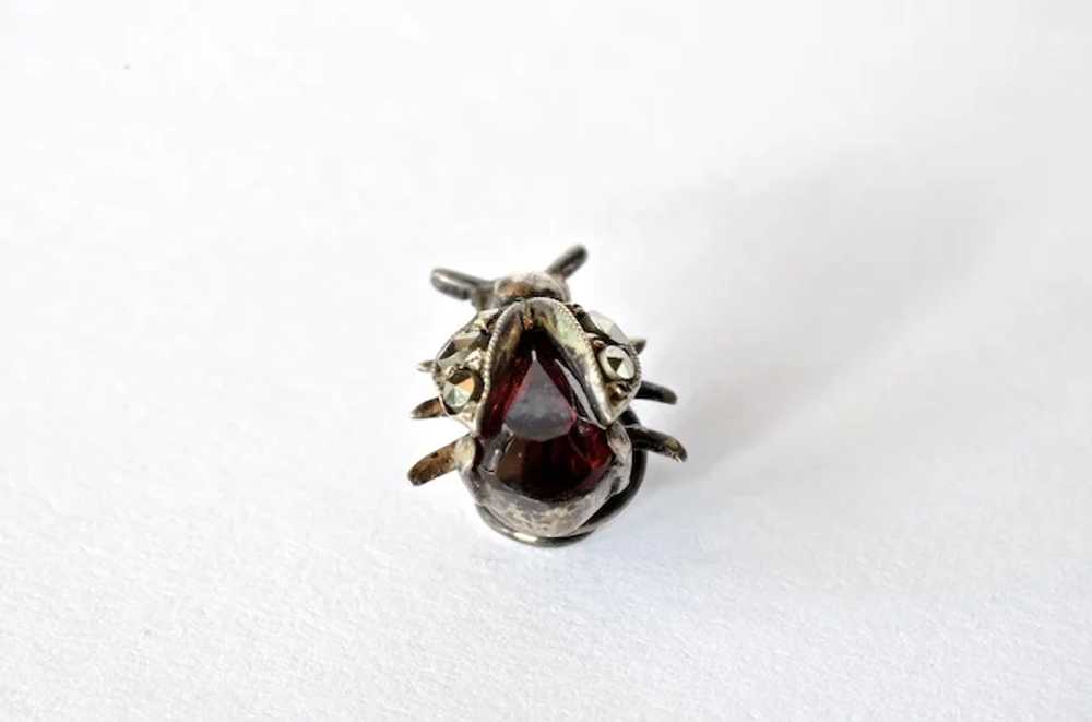 A vintage bumble bee lapel pin in silver ( 800 ) … - image 4