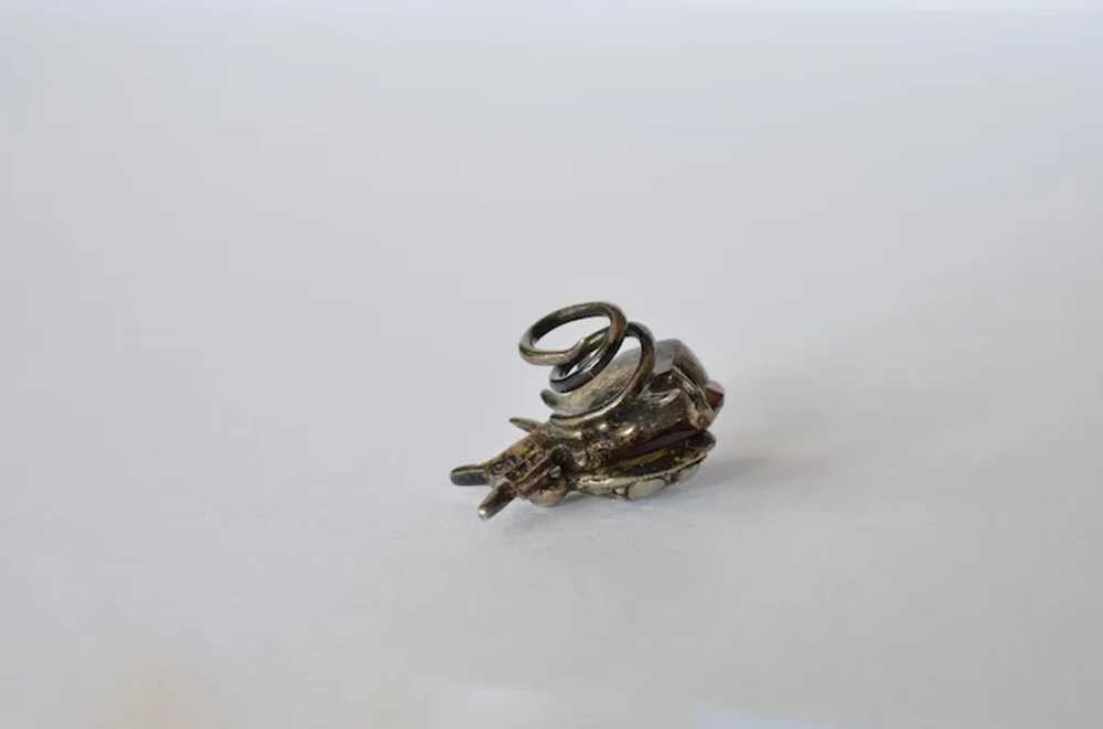 A vintage bumble bee lapel pin in silver ( 800 ) … - image 7