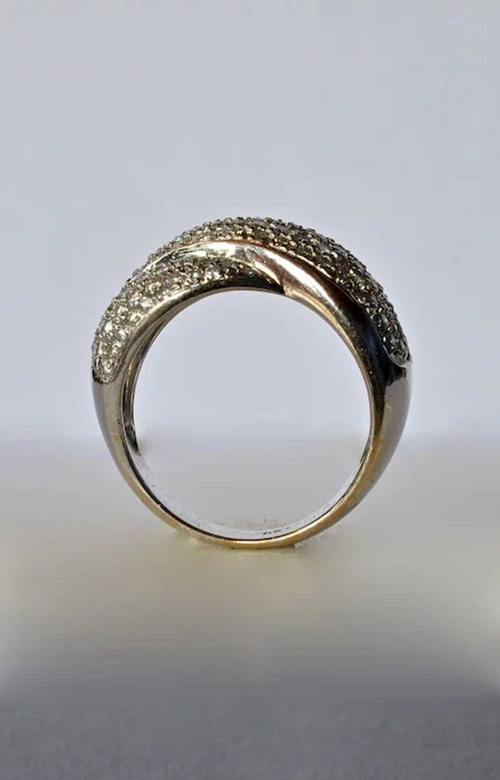 An 18ct. White Gold & Diamond Cocktail Ring, 1975… - image 5