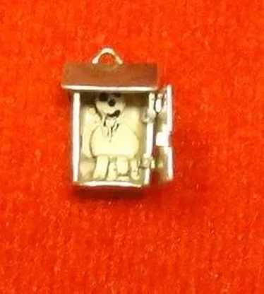 Vintage Sterling Silver Outhouse Charm - Mechanica