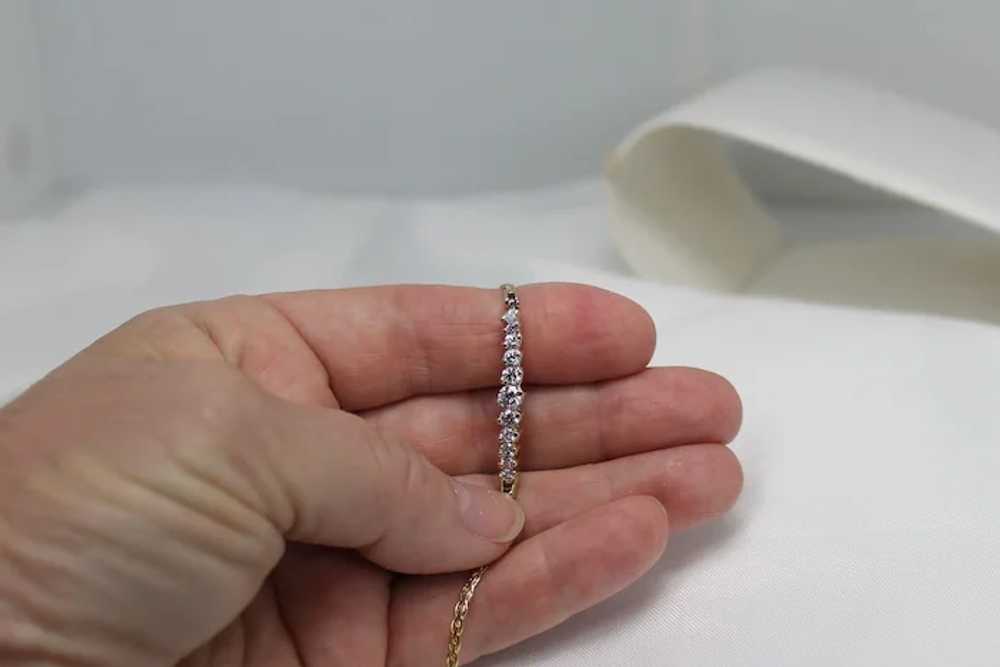 Beautiful Diamond Bracelet, Approx 80pts, 14Kt YG - image 2