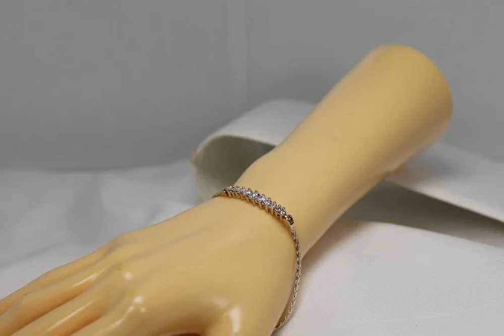 Beautiful Diamond Bracelet, Approx 80pts, 14Kt YG - image 5