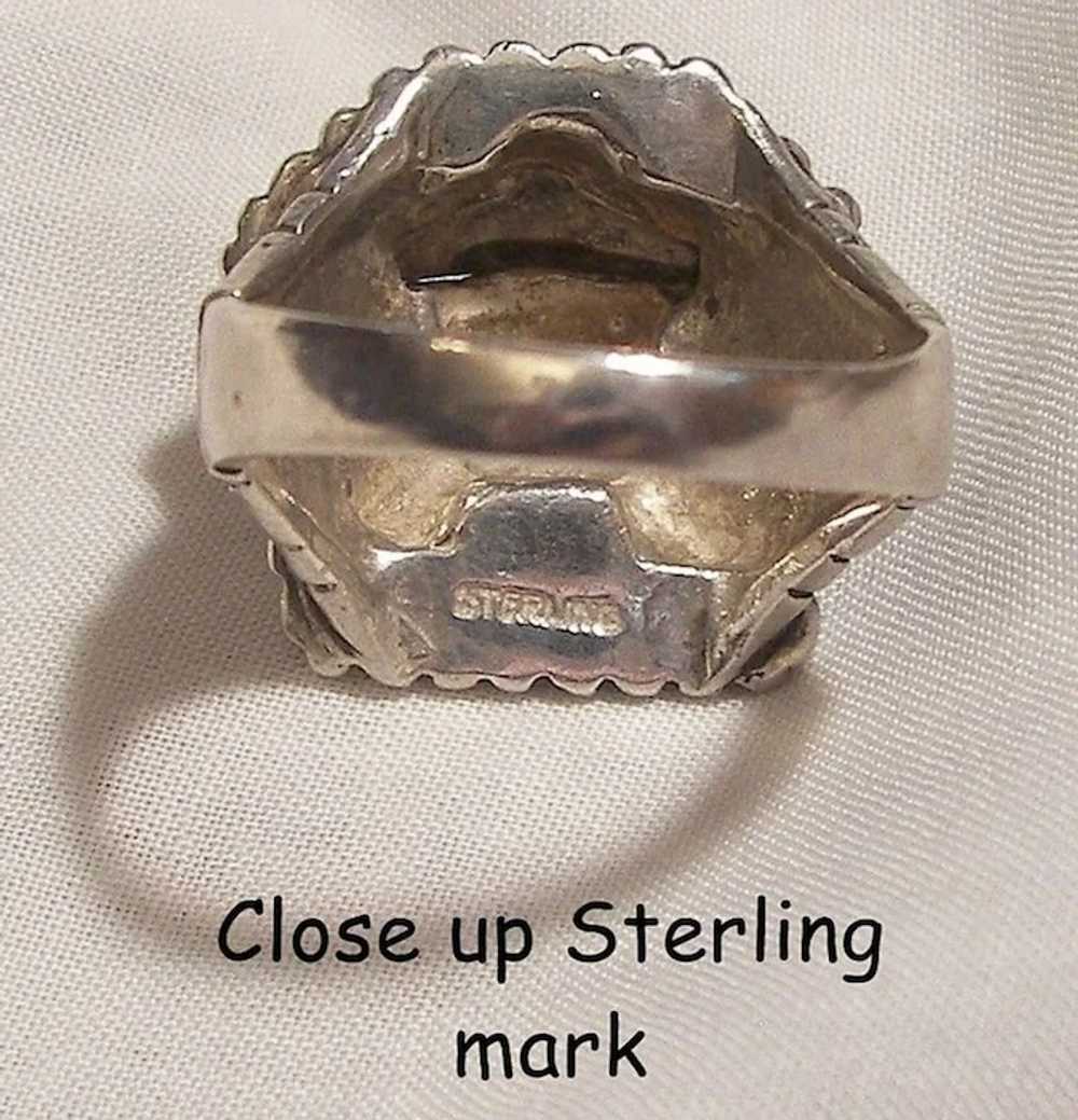 Sterling Egyptian Ring - image 4