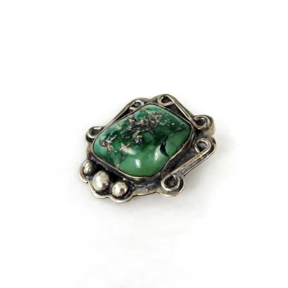 Navajo – Sterling and Turquoise Pendant - image 3