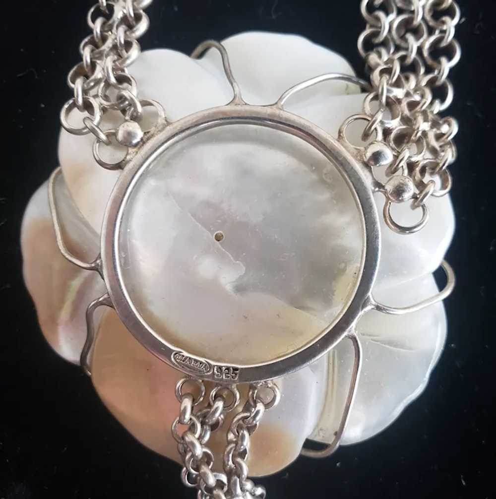 Ilaria, Peru  Sterling Silver & Mother of Pearl F… - image 3