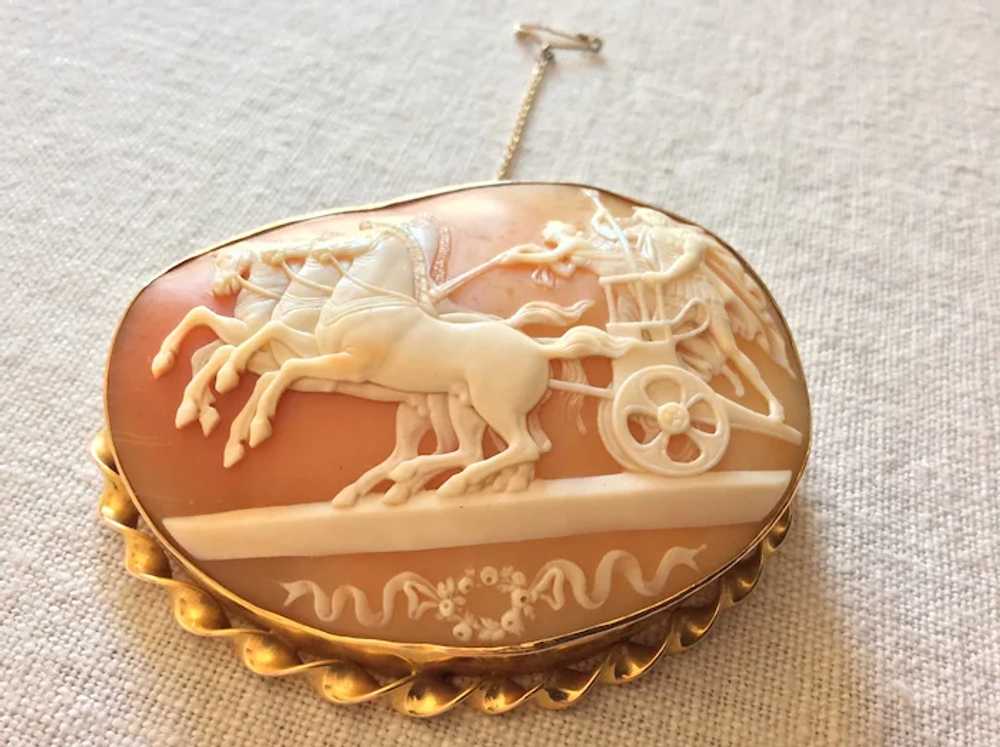 Magnificent Victorian Museum Quality Cameo Brooch… - image 11