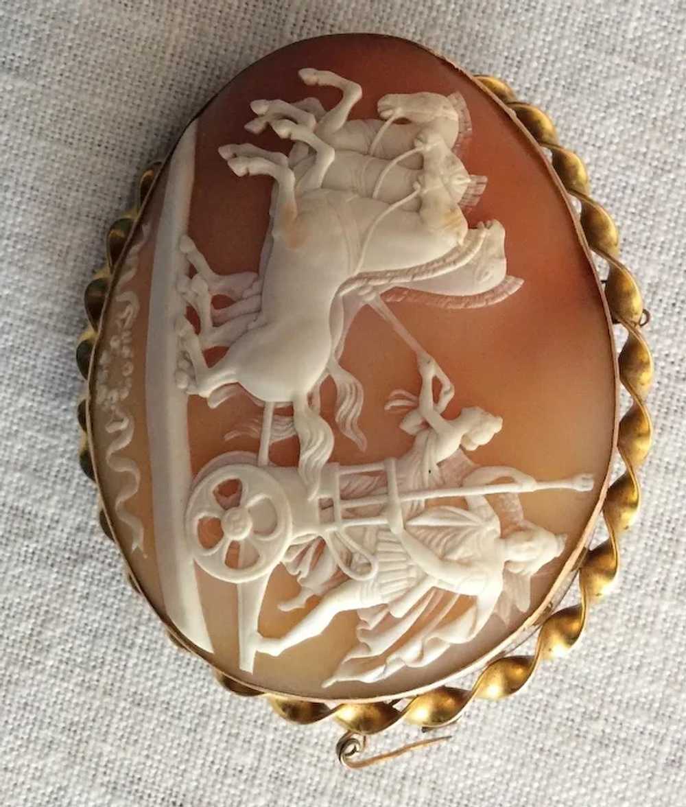 Magnificent Victorian Museum Quality Cameo Brooch… - image 2