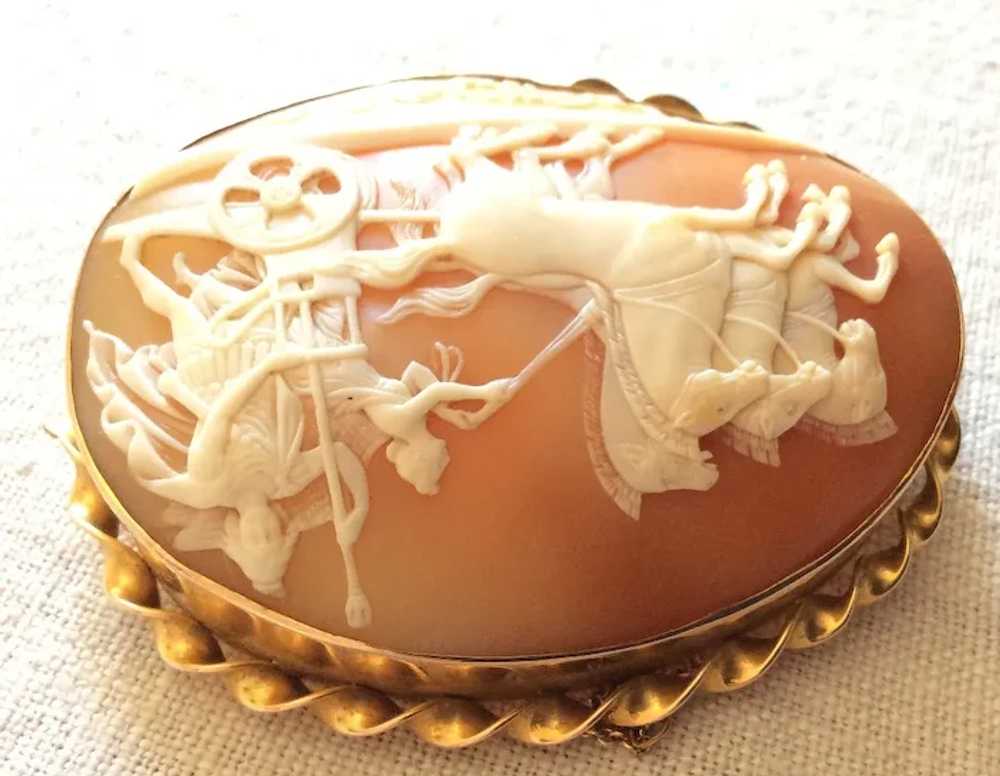 Magnificent Victorian Museum Quality Cameo Brooch… - image 6