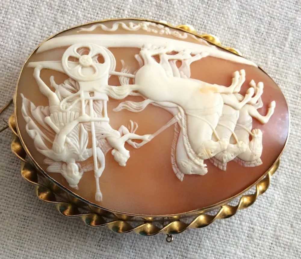 Magnificent Victorian Museum Quality Cameo Brooch… - image 9