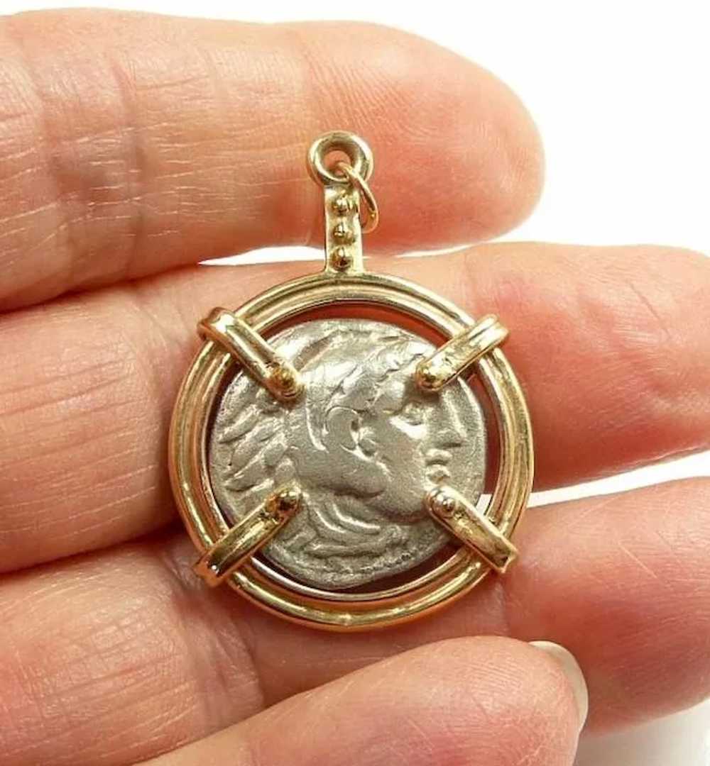 Classic Handmade Alexander the Great Coin Pendant… - image 3