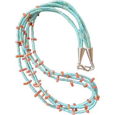 Artisan Southwestern-Style Coral and Reconstitute… - image 1