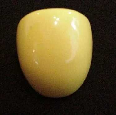 Yellow Lucite Ring - image 1
