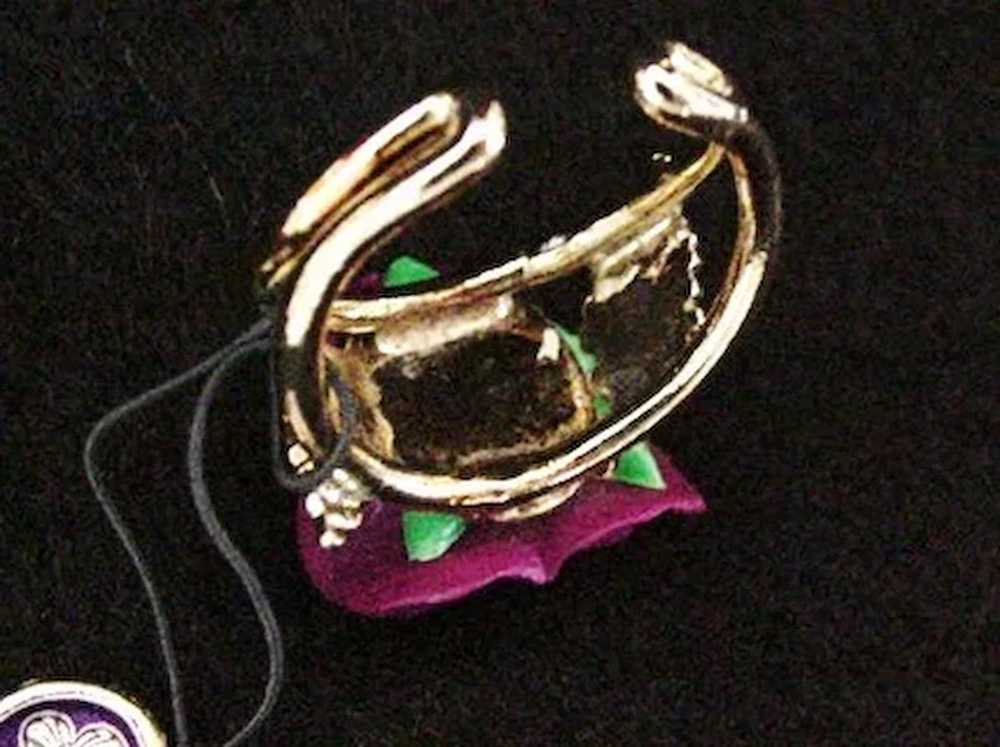 Vintage NWT Violet Ring - image 3