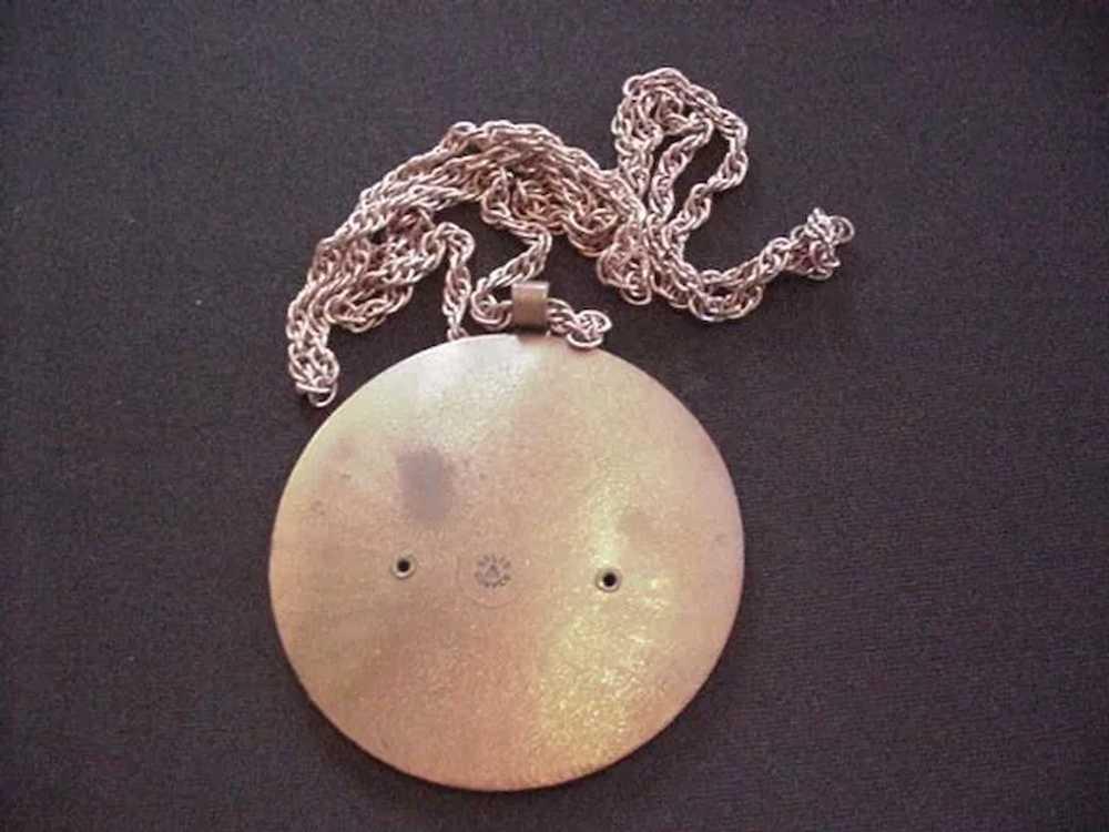 Large Copper Poodle Necklace - image 2