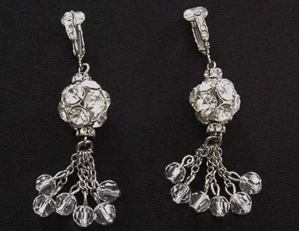 Crystal Rhinestine Earrings - image 2