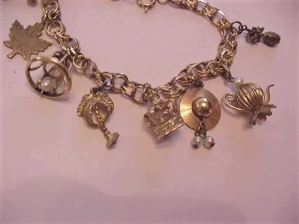 Mid-Century Monet Charm Bracelet - image 2