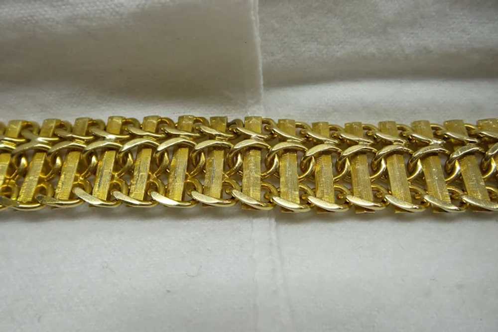 Super 1940's Original Retro Wide Solid 14kt Heavy… - image 7