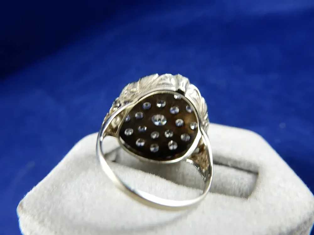 18 Karat Vintage Cluster Ring - image 5