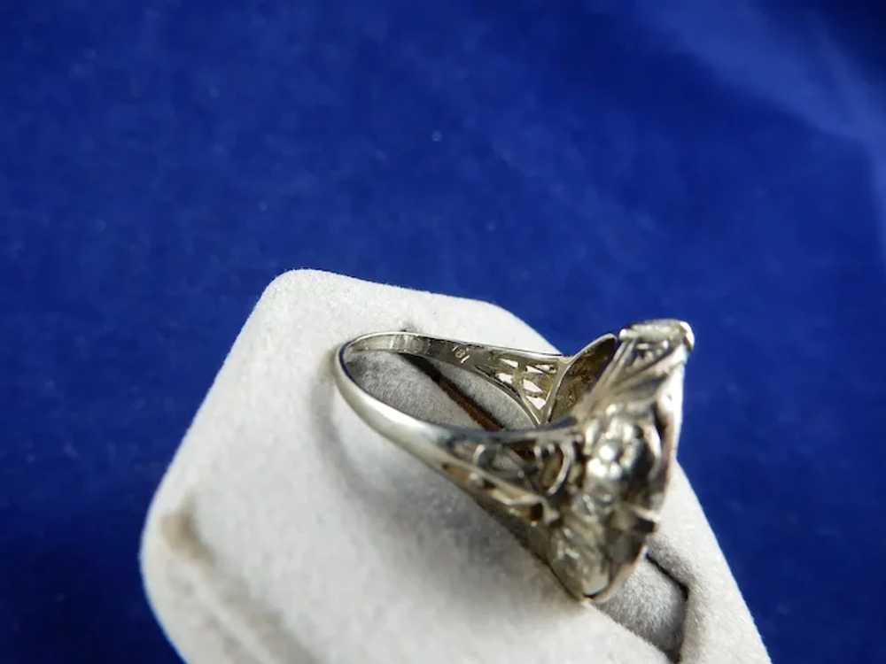 18 Karat Vintage Cluster Ring - image 6